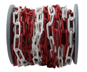 Chaîne signalisation D6 rouge/blanc - le ml